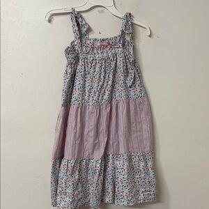 Little Miss Pink and Blue Patterned Dress